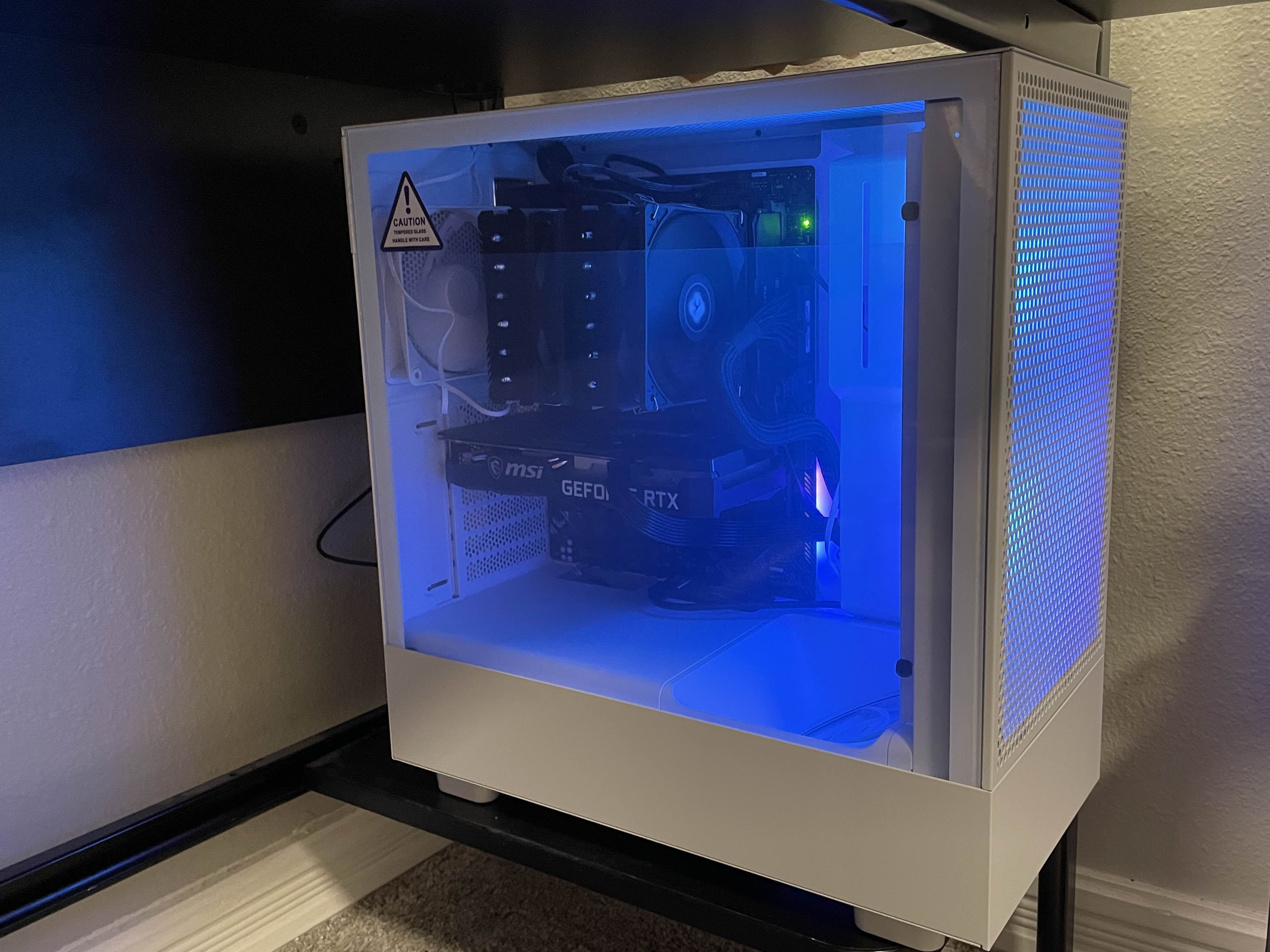 Gaming setup or screenshot